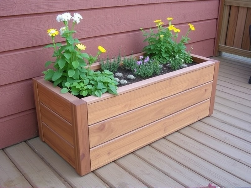 make planter out of composite decking