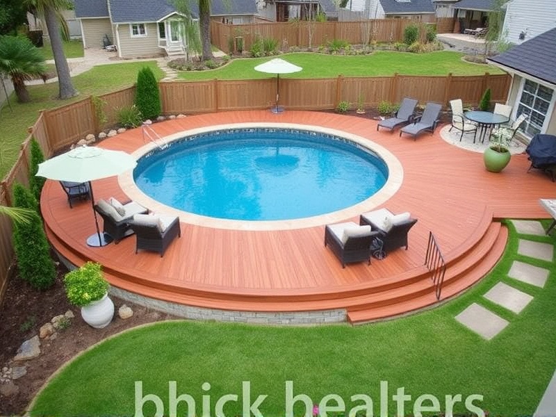 Maximizing Space with Round Pool Decking Ideas