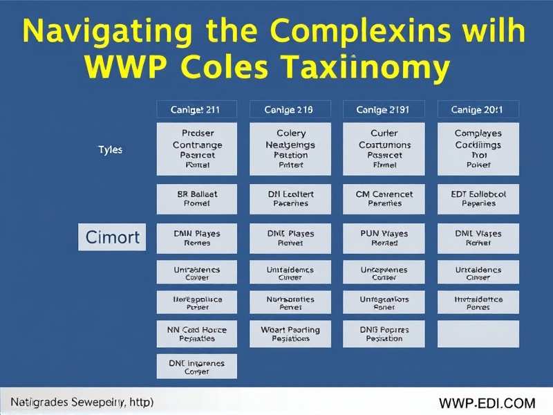Navigating the Complexities of WPC EDI Codes Taxonomy
