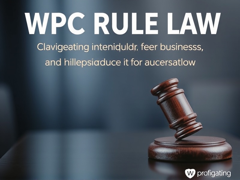 Navigating WPC Rule Law: Compliance Strategies for Businesses