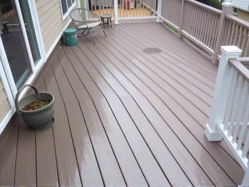 painting composite deck