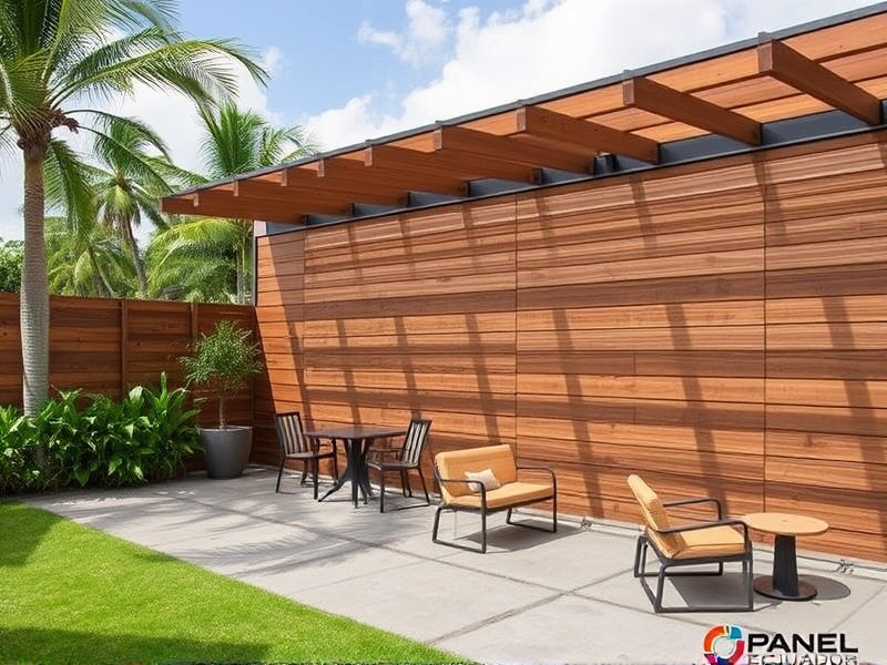 Panel WPC Ecuador: A Sustainable Solution for Outdoor Applications