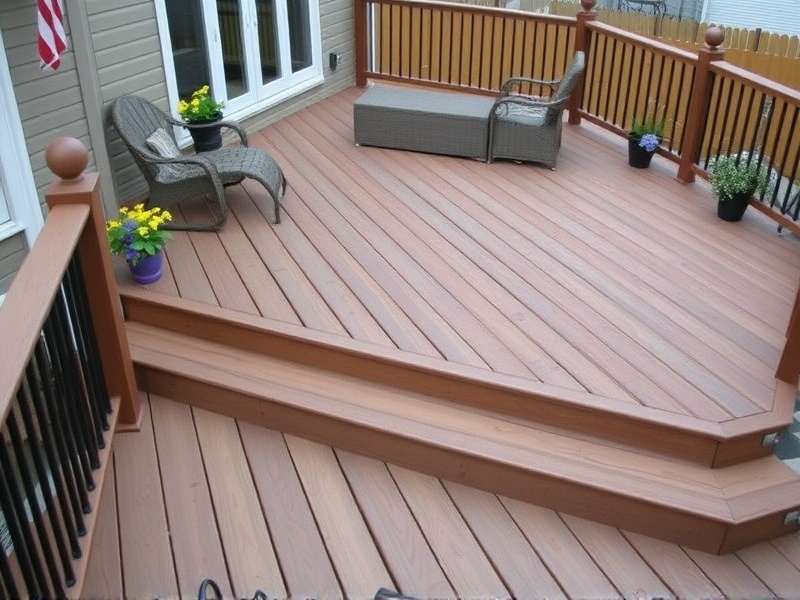 pictures of decks made with composite decking