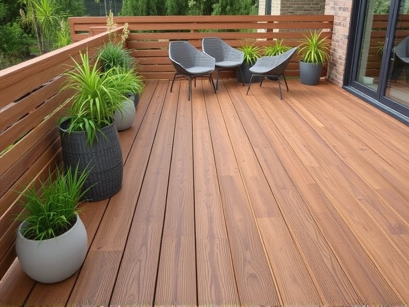 Podea Terasa WPC: The Eco-Friendly Choice for Your Deck