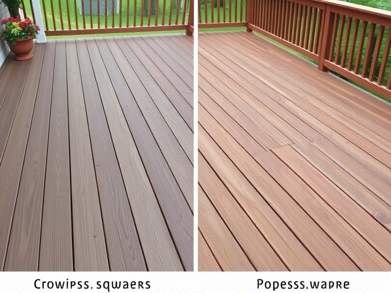 price per square foot composite decking vs wood uninstalled