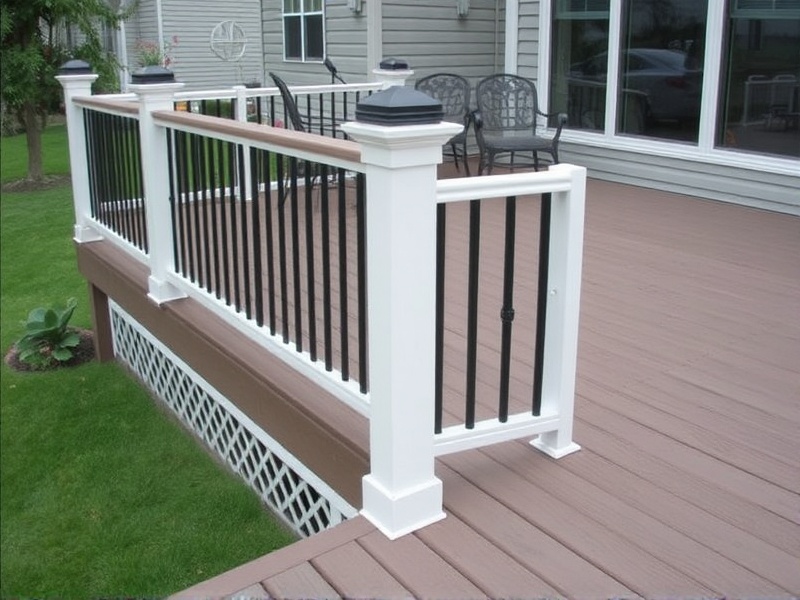 railing solar post cap ideas for composite decking