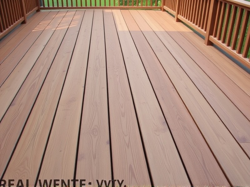 real wood versus composite decking