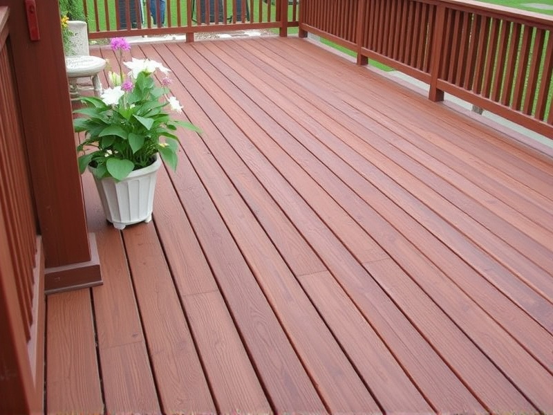 redwood composite decking material