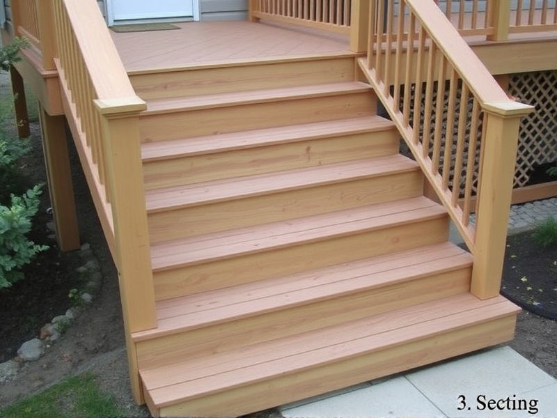 using composite decking for stairs