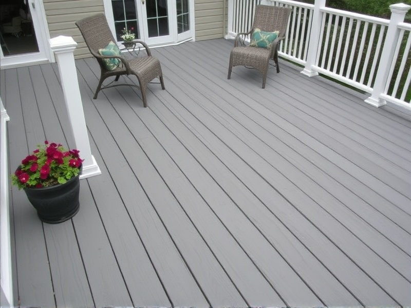 veranda gray composite decking