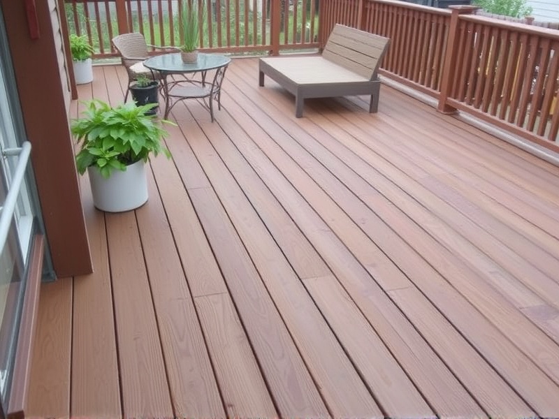 wpc decking size