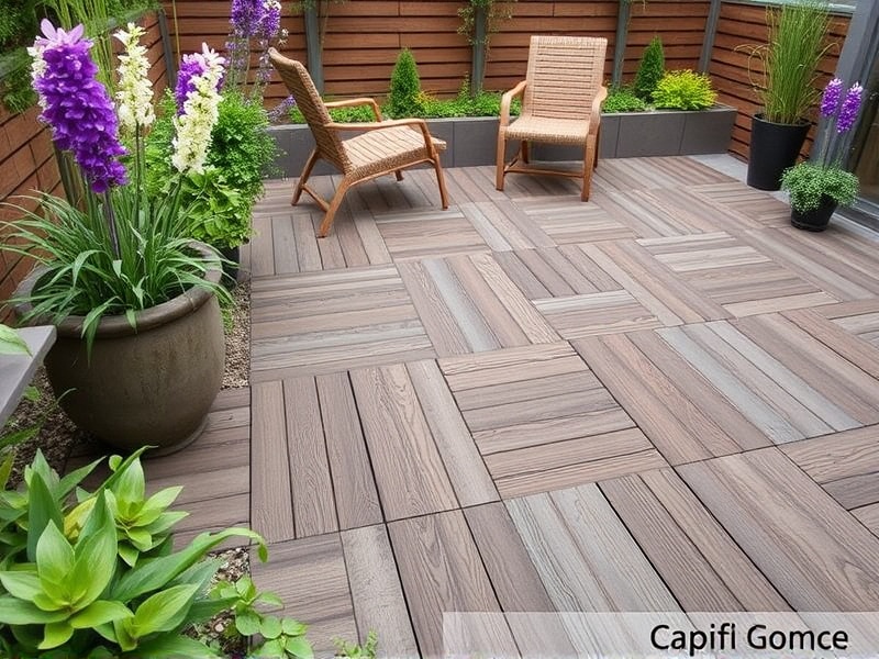 WPC Garden Deck Tiles: A Sustainable Outdoor Flooring Option