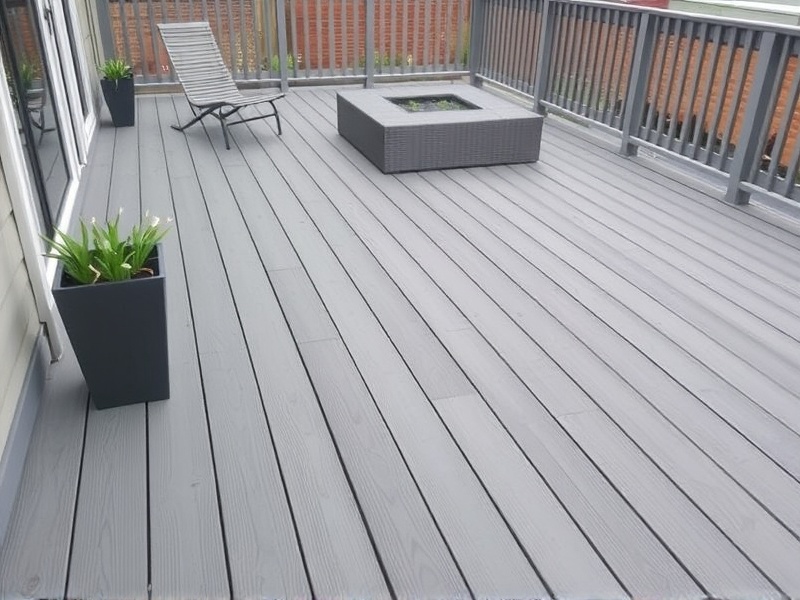 wpc grey decking