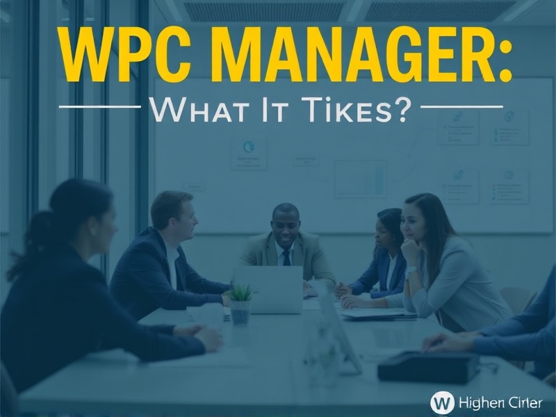 WPC Manager: What Does It Take?