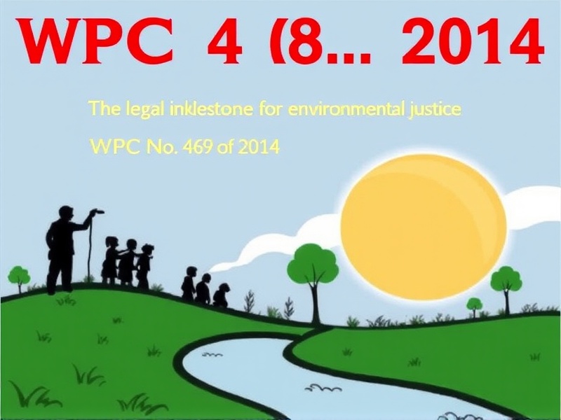 WPC No. 469 of 2014: The Legal Milestone for Environmental Justice