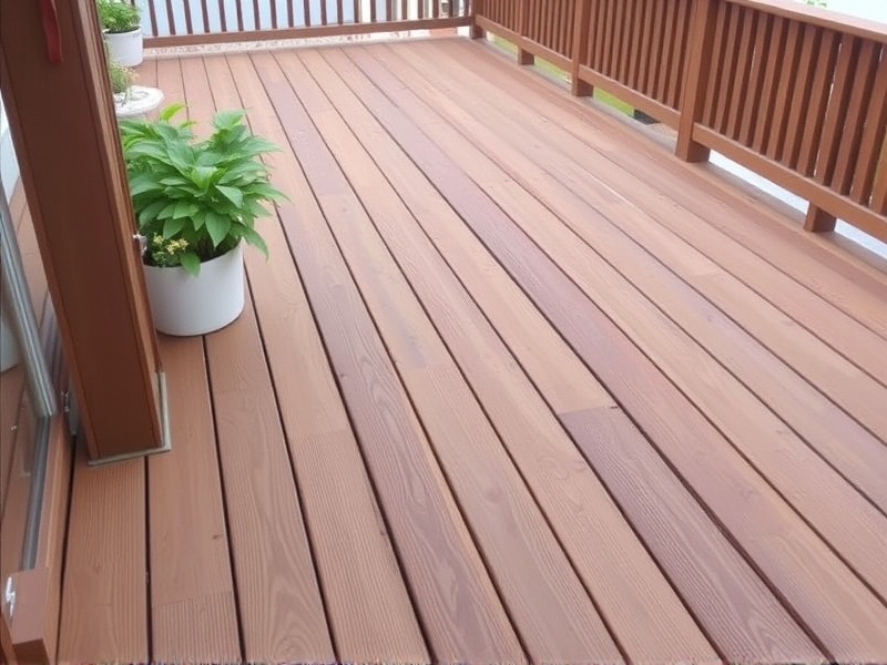 wpc timber wood decking