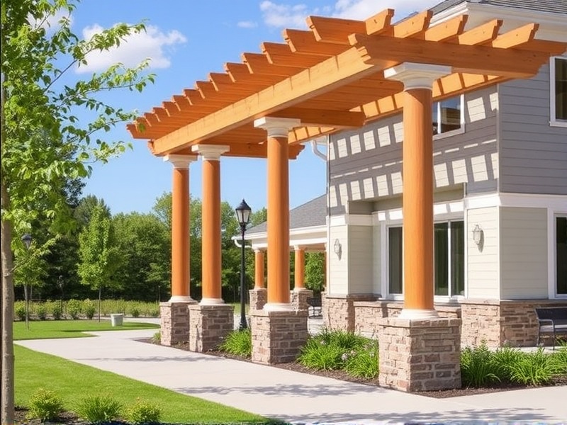 WPC Tubular Columns: A Sustainable Choice for Outdoor Applications