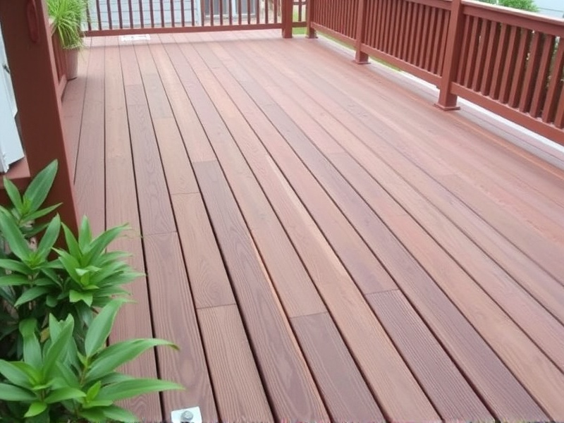 wpc wood plastic composite decking