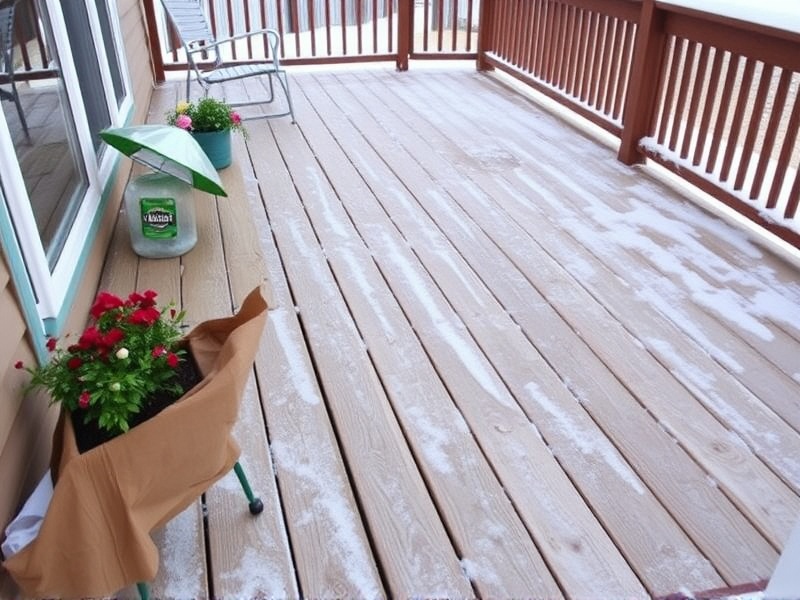 Alternative Solutions for Winter Deck Care Without Ice Melt