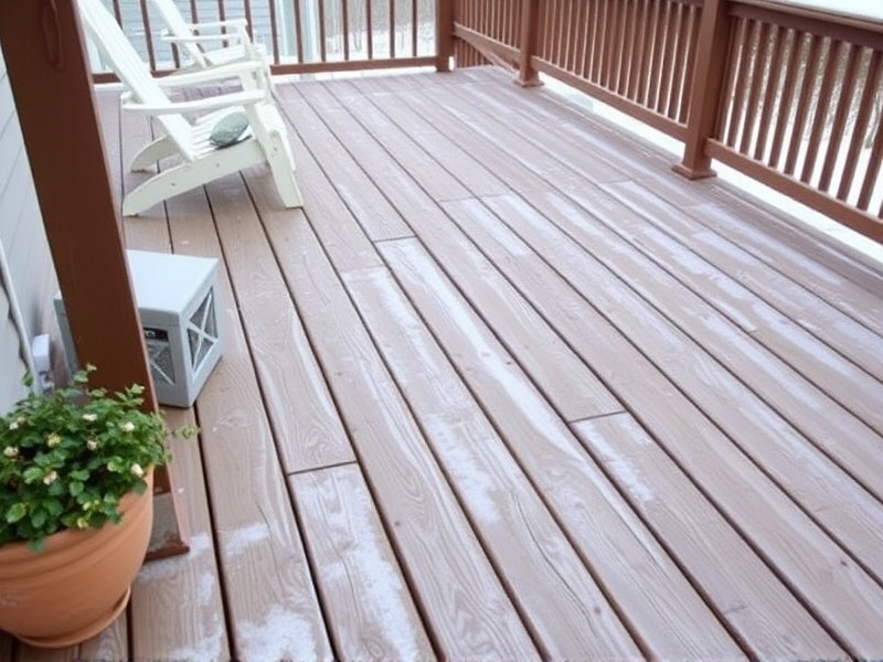 can i use ice melt on composite decking