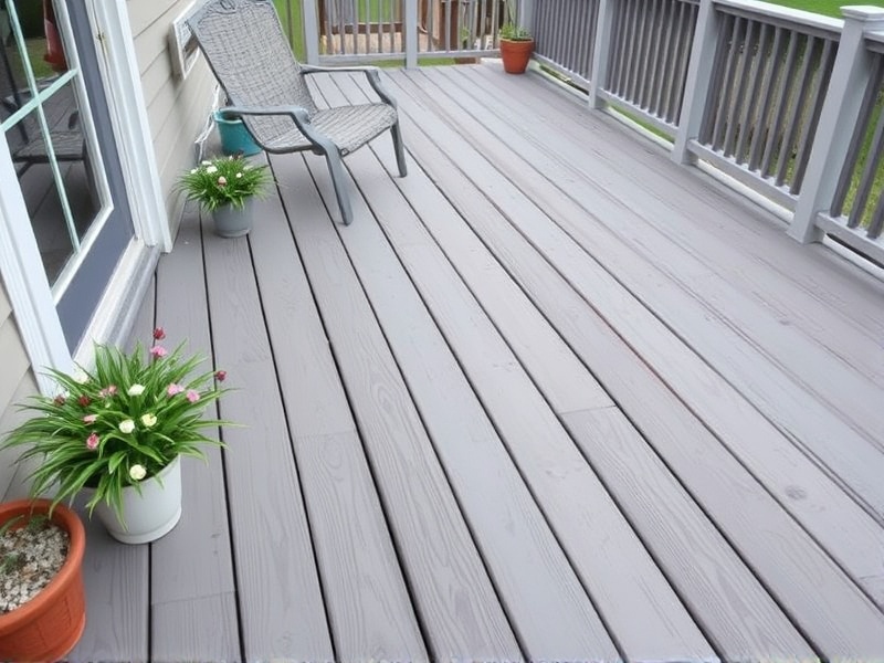 can you paint decking made of composite