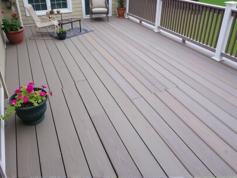 changing color of composite decking