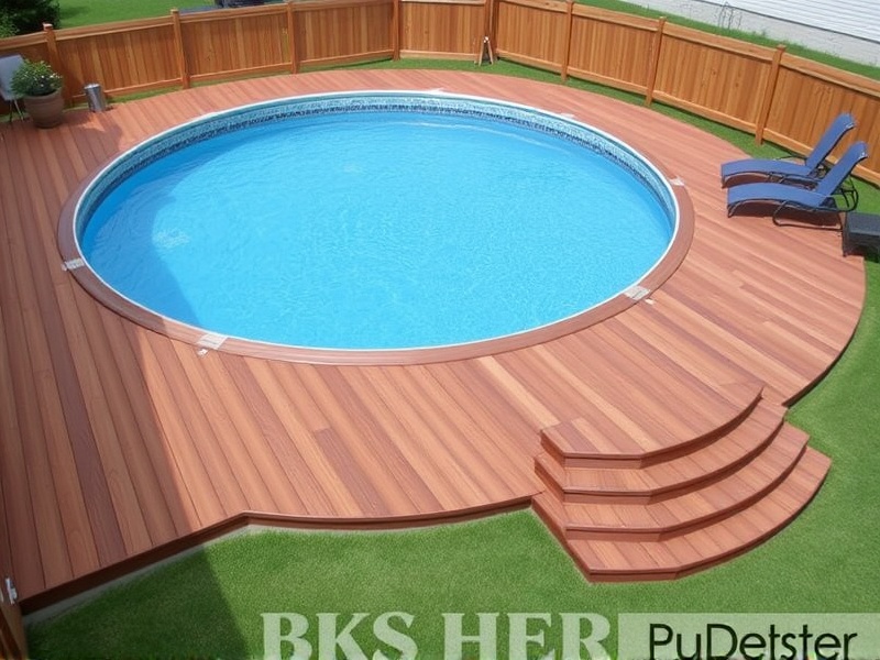 Choosing the Best Composite Decking for Your Above Ground Pool Area