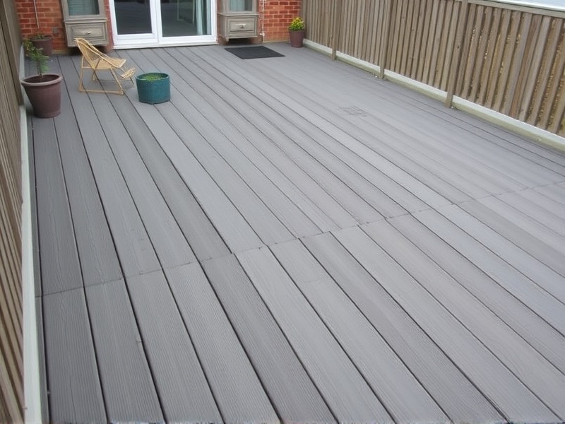 composite decking grey