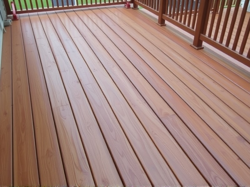 composite decking oil stains