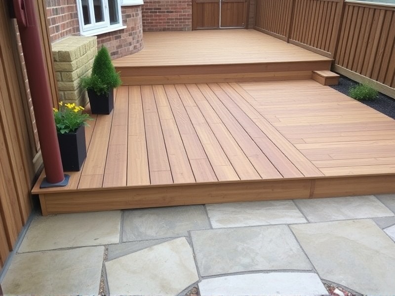 composite decking onto concrete