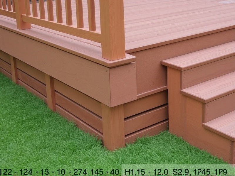 composite decking pedestal