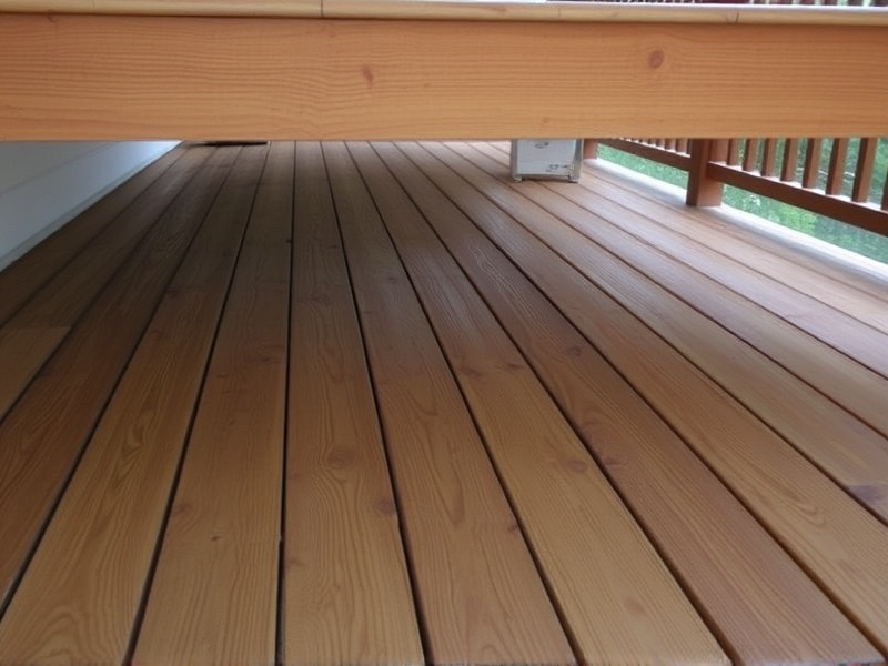 composite decking pressure treated underneath