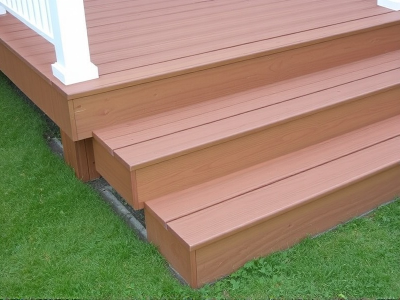 composite decking step edge