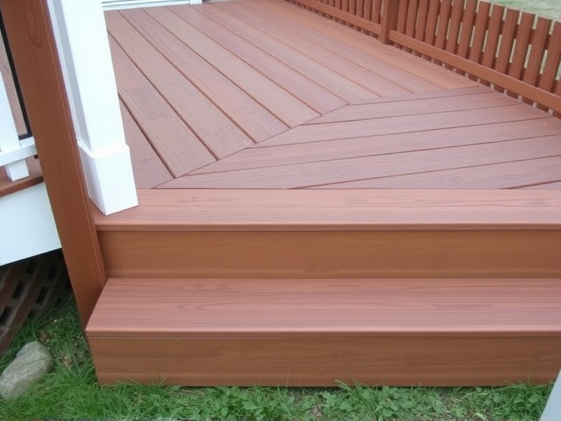 composite decking step