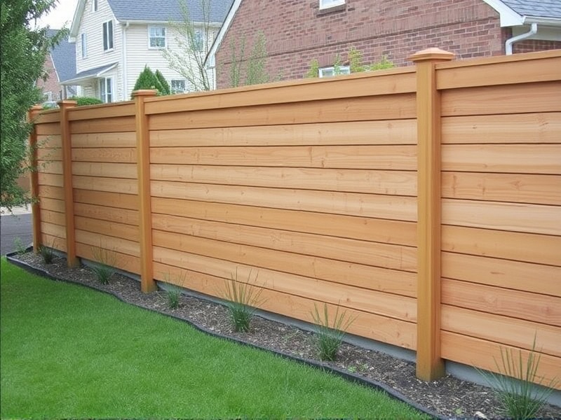 composite horizontal fence