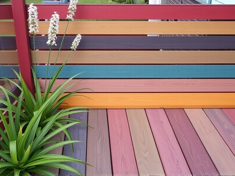 Creative Uses of Colors in Composite Wood for Landscape Design