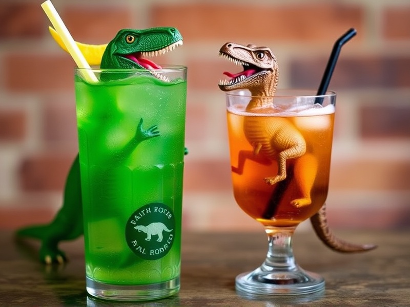 Dinosaur Drinks: The T-Rex and the Rail