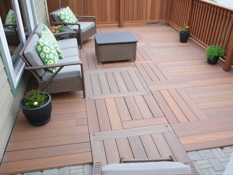 DIY Projects: Building with Large Decking Tiles