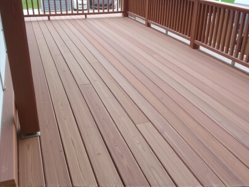 diy wpc co extruded decking material manufacturer