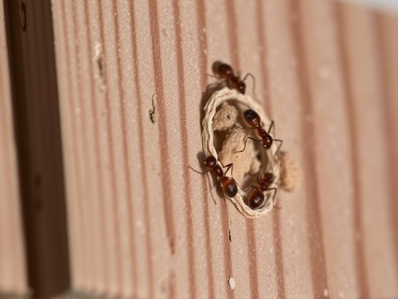 do carpenter ants make nests in composite fencing or deck