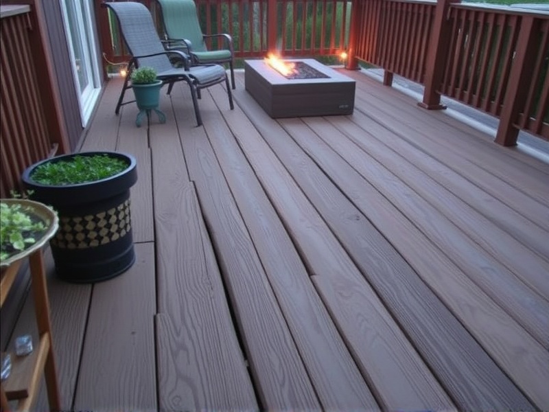 does composite decking burn feet