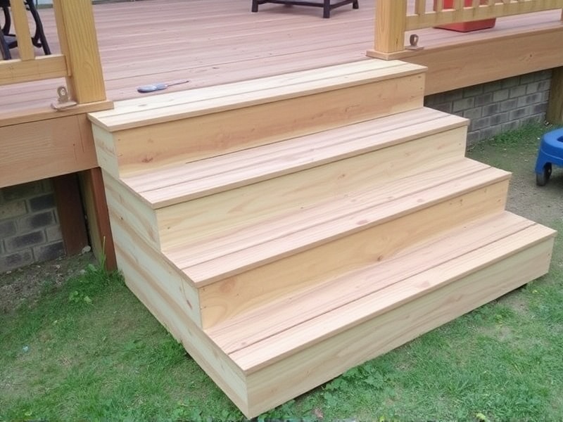 Effortless DIY Easy Deck Steps