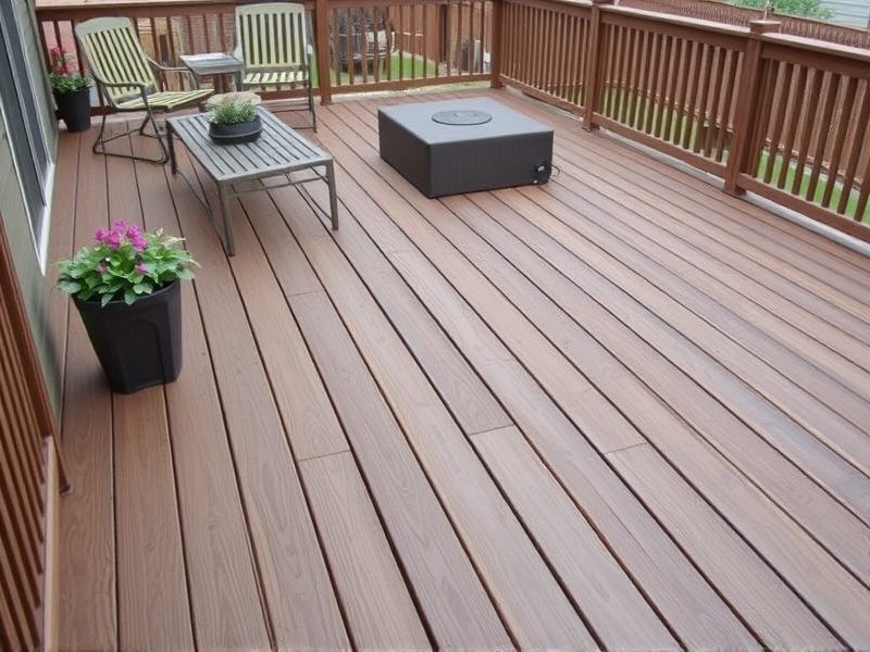 how is composite decking made