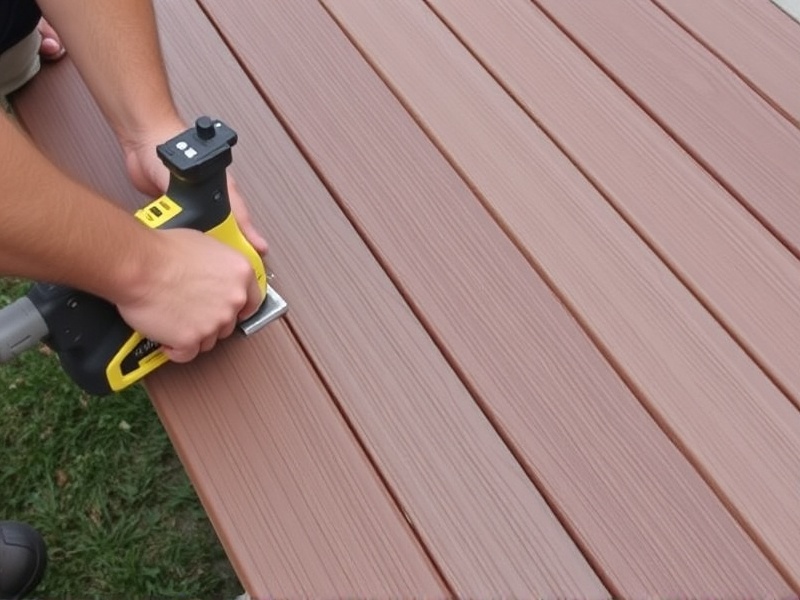 how to finish joints of composite decking