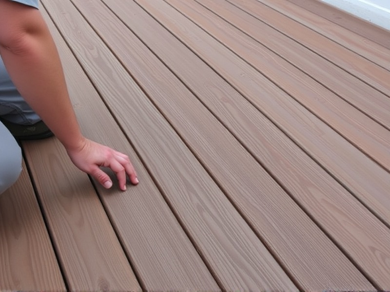 laying composite decking staggered seams