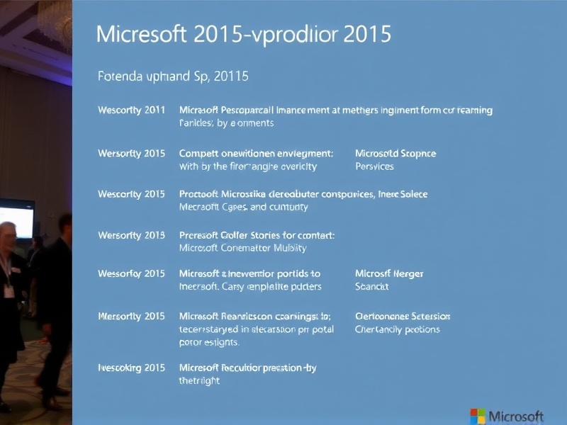 Networking Opportunities at WPC Microsoft 2015 Agenda
