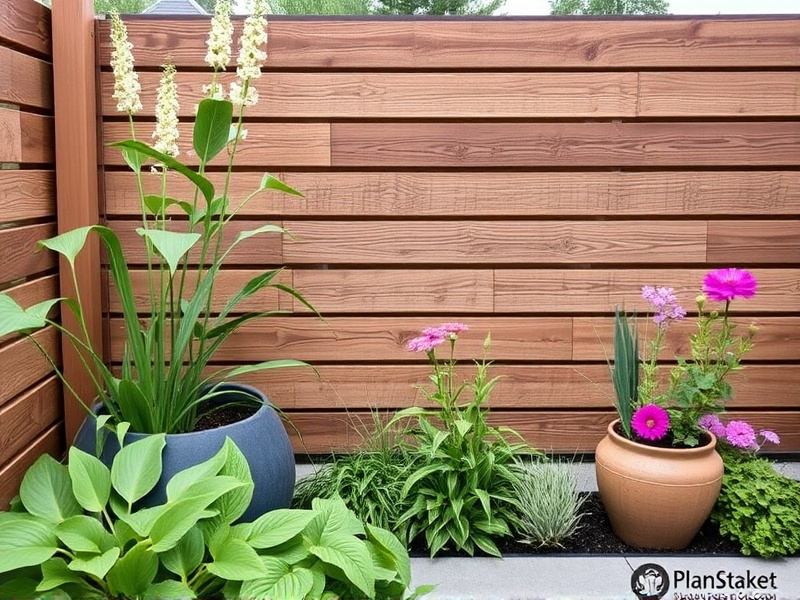 plankstaket wpc komposit hortus