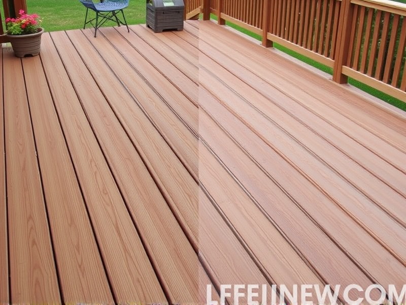 plastic wood vs composite decking