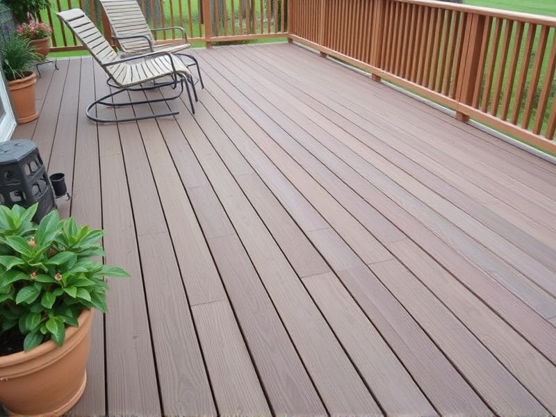 polypropylene composite decking