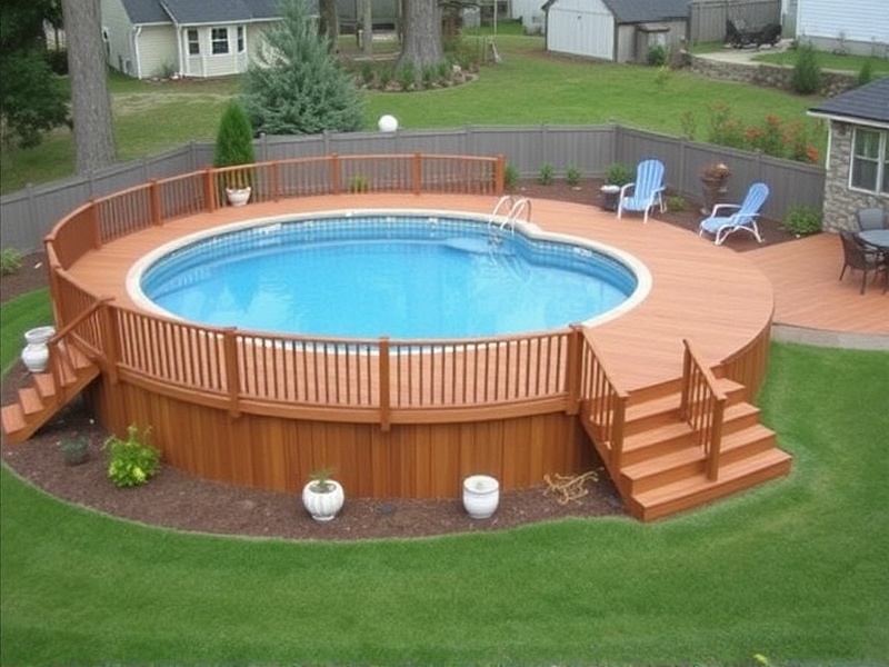 pool decks for above ground pools